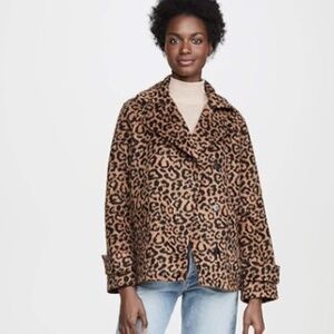 Splendid leopard jacket x-small